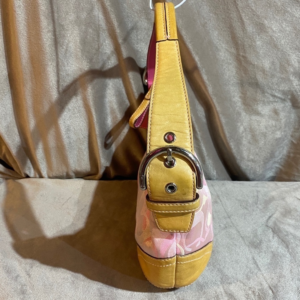 Y2K Coach Pink Optic Soho Hobo Shoulder Bag - Picture 4 of 14